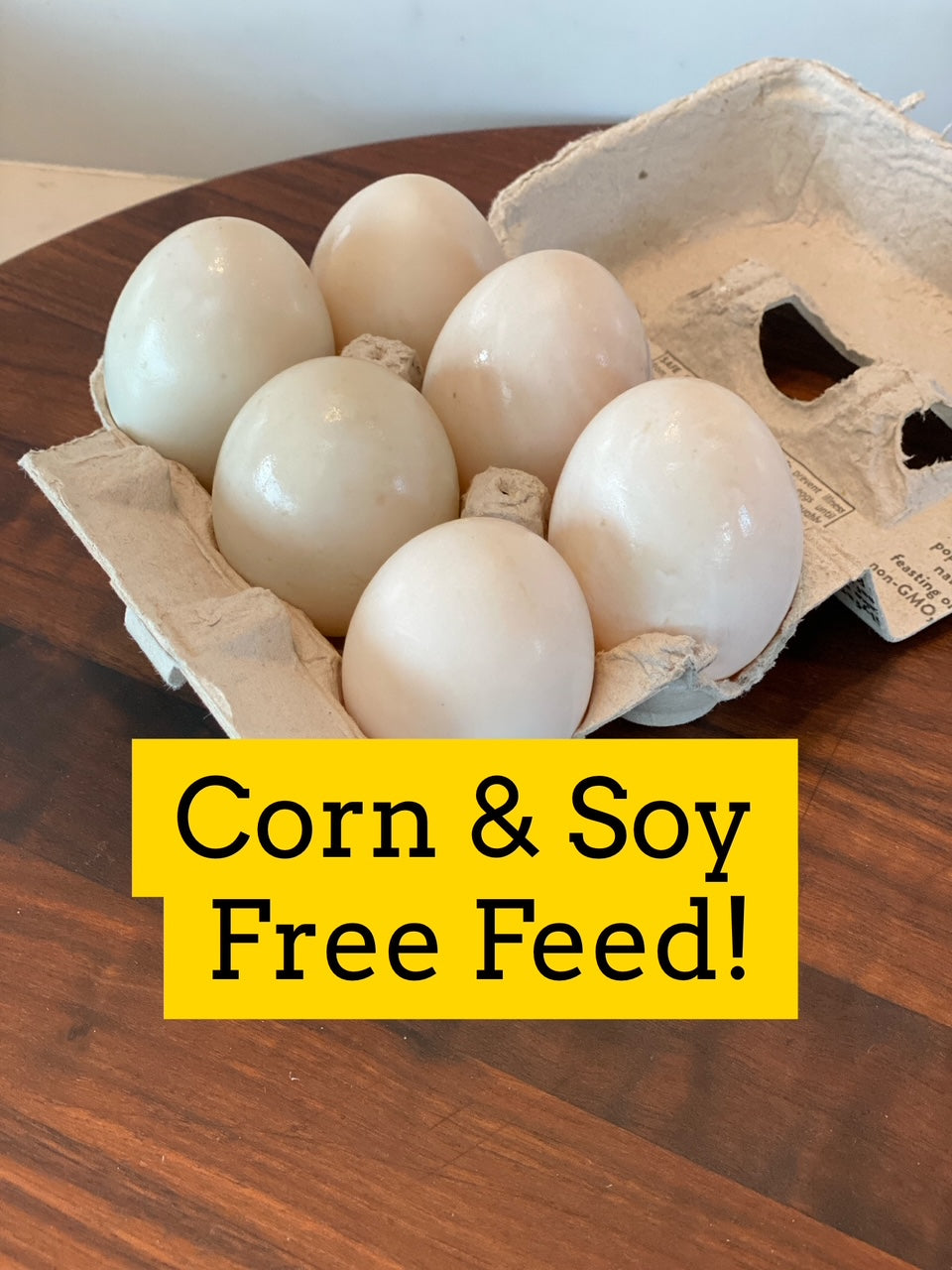 6 Count DUCK EGGS (Corn & Soy Free Feed!)