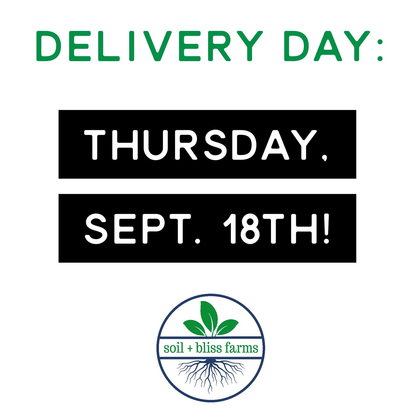--Free Eagle & Harris Ranch (Boise) Delivery is Thursday, 9/18!!
